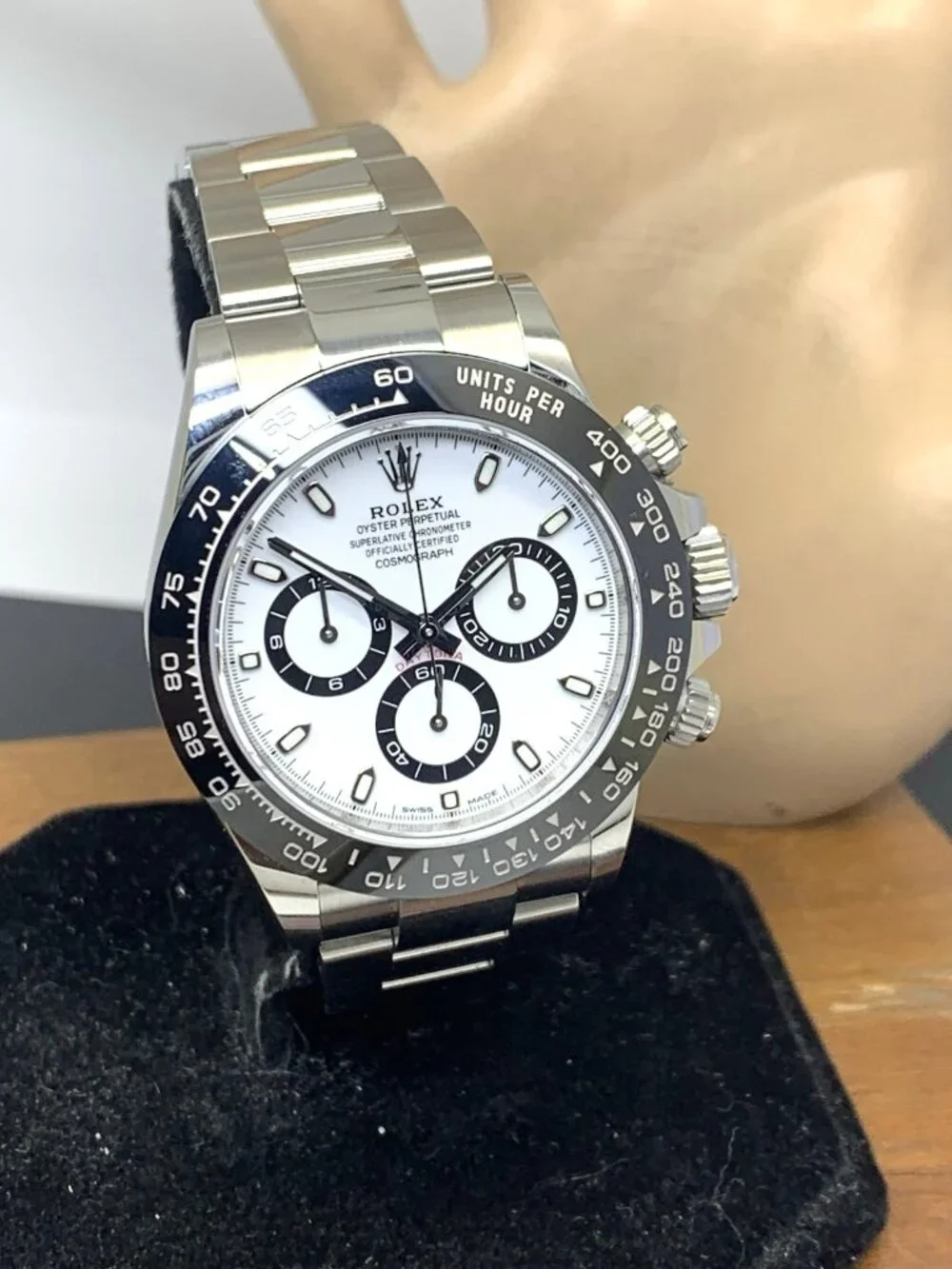 Rolex Daytona Panda Mens Watch 116500 Vintage Swiss Automatic 40mm Box 2021 Card